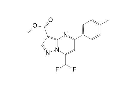 methyl 7-(difluoromethyl)-5-(4-methylphenyl)pyrazolo[1,5-a]pyrimidine-3-carboxylate