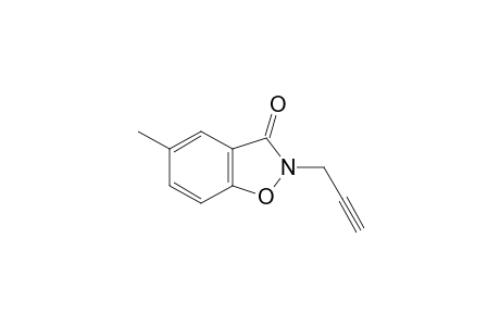 5-methyl-2-(2-propynyl)-1,2-benzisoxazolin-3-one