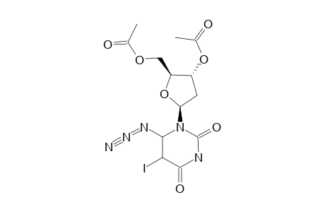 5-JODO-6-AZIDO-5,6-DIHYDRO-3',5'-DI-O-ACETYL-2'-DEOXYURIDINE;DIASTEREOMER-1
