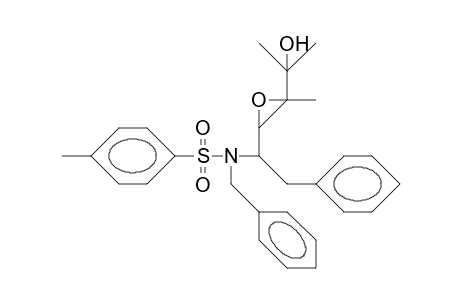 5-(N-Benzyl-4-toluenesulfonamido)-3,4-epoxy-2,3-dimethyl-6-phenyl-2-hexanol