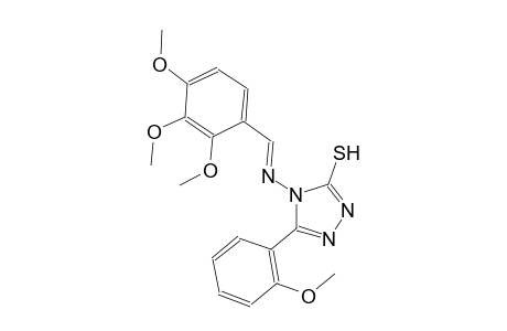 5-(2-methoxyphenyl)-4-{[(E)-(2,3,4-trimethoxyphenyl)methylidene]amino}-4H-1,2,4-triazole-3-thiol