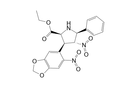 exo-2-Ethoxycarbonyl-4-nitro-3-(6-nitro-1,3-benzodioxole-5-yl)-5-phenylpyrrolidine
