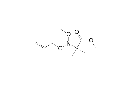 Alanine, N-methoxy-2-methyl-N-(2-propenyloxy)-, methyl ester