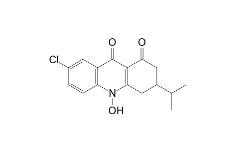 7-chloro-3,4-dihydro-10-hydroxy-3-isopropyl-1,9 (2H)-acridandione