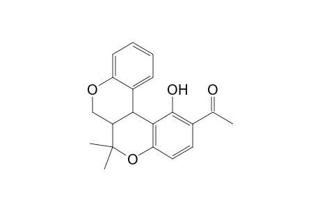 1-(1-Hydroxy-6,6-dimethyl-6a,12b-dihydro-6H,7H-5,8-dioxabenzo[c]phenanthren-2-yl)ethanone