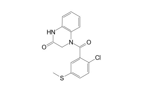2(1H)-Quinoxalinone, 4-[2-chloro-5-(methylthio)benzoyl]-3,4-dihydro-