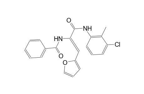 N-[(Z)-1-[(3-chloro-2-methylanilino)carbonyl]-2-(2-furyl)ethenyl]benzamide