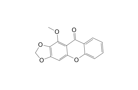 10H-1,3-Dioxolo[4,5-b]xanthen-10-one, 11-methoxy-