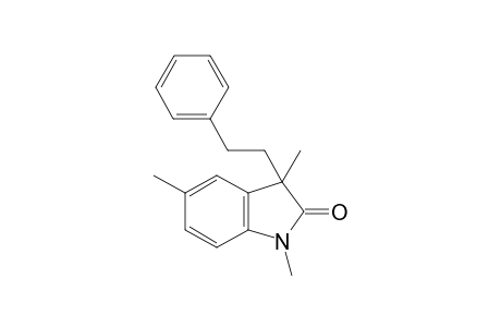 1,3,5-trimethyl-3-phenethylindolin-2-one