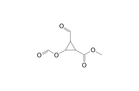 Methyl 2-formyl-3-(formyloxy)cyclopropanecarboxylate