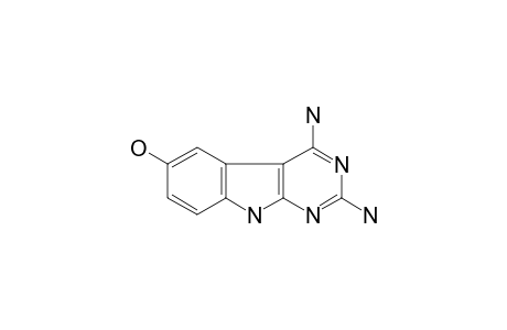 2,4-diamino-9H-pyrimido[4,5-b]indol-6-ol
