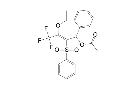 (E)-4-ACETOXY-2-ETHOXY-1,1,1-TRIFLUORO-4-PHENYL-3-(PHENYLSULFONYL)-BUT-2-ENE