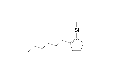 1-Trimethylsilyl-2-hexyl-1-cyclopentene