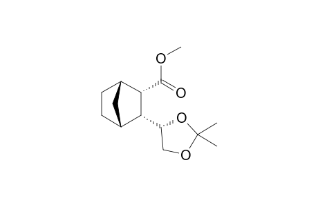 Methyl (1S,2S,3R,4R)-3-[(4S)-4-(2,2-dimethyl-1,3-dioxolo)]bicyclo[2.2.1]heptan-2-ylcarboxylate