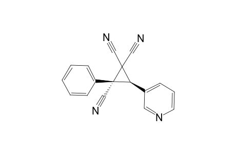 (2R,3S)-2-Phenyl-3-(pyridin-3-yl)cyclopropane-1,1,2-tricarbonitrile