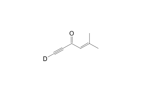 4-Hexen-1-yn-3-one-1-d, 5-methyl-