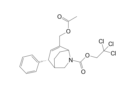 4-(Acetoxymethyl)-2.alpha.-phenyl-6-(2,2,2-trichloroethoxycarbonyl)-6-azabicyclo[3.2.2]nona-3-ene