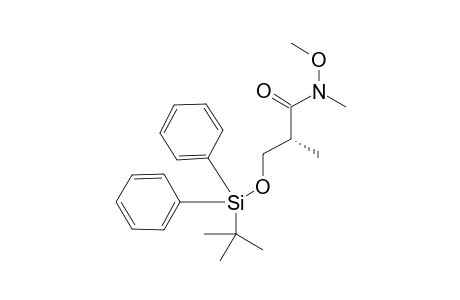 (R)-3-(tert-butyldiphenylsilyloxy)-N-methoxy-N,2-dimethylpropanamide