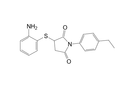 2-[(o-aminophenyl)thio]-N-(p-ethylphenyl)succinimide