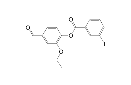 2-Ethoxy-4-formylphenyl 3-iodobenzoate