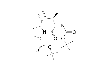 (2S,5R)-TERT.-BUTYL-1-[(2S,3R)-2-[(TERT.-BUTOXYCARBONYL)-AMINO]-3-METHYL-PENT-4-ENOYL]-5-VINYL-PYRROLIDINE-2-CARBOXYLATE