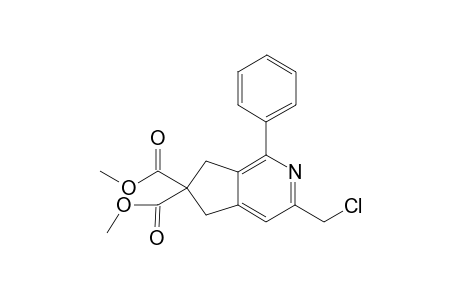 Dimethyl 5-(chloromethyl)-7-phenylcyclopenta[c]pyridine-2,2-dicarboxylate