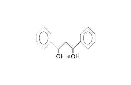 Dibenzoylmethane enolform cation