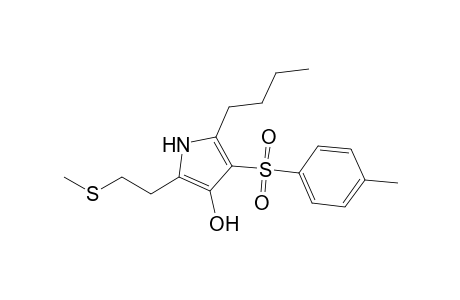 5-Butyl-2-(2-methylsulfanylethyl)-4-(p-tolylsulfonyl)-1H-pyrrol-3-ol