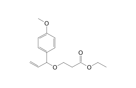 3-[1-(4-methoxyphenyl)allyloxy]propionic acid ethyl ester