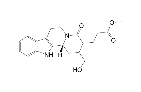 17-Norcorynan-18-carboxylic acid, 16-hydroxy-21-oxo-, methyl ester, (3.beta.)-(.+-.)-
