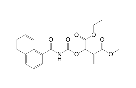 1-Ethyl 4-methyl 2-(1-naphthoylaminocarbonyloxy)-3-methylenebutanedioate