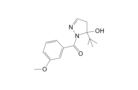 2-Pyrazolin-5-ol, 5-tert-butyl-1-(3-methoxybenzoyl)-