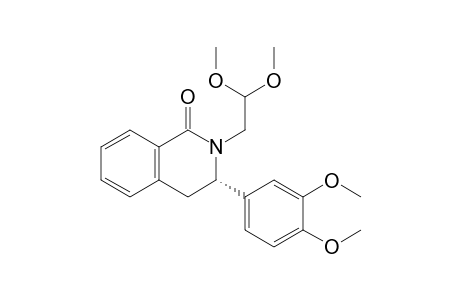 (S)-(+)-3-(3,4-Dimethoxyphenyl)-2-(2,2-dimethoxyethyl)-3,4-dihydro-1(2H)-isoquinolone