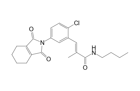 2-Propenamide, N-butyl-3-[2-chloro-5-(1,3,4,5,6,7-hexahydro-1,3-dioxo-2H-isoindol-2-yl)phenyl]-2-methyl-