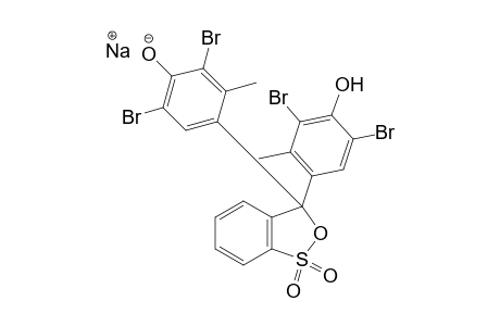 4,4'-(3H-2,1-benzoxathiol-3-ylidene)bis[2,6-dibromo-m-cresol], S,S-dioxide, monosodium salt