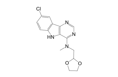 (6-Chloro-9H-2,4,9-triazafluoren-1-yl)[([1,3]dioxolan-2-yl)methyl](methyl)amine