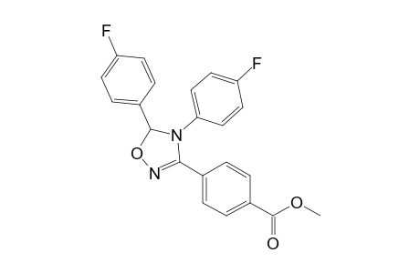4-[4,5-Bis-(4-fluoro-phenyl)-4,5-dihydro-[1,2,4]oxadiazol-3-yl]-benzoic acid methyl ester