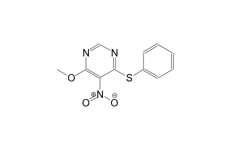 4-methoxy-5-nitro-6-(phenylsulfanyl)pyrimidine