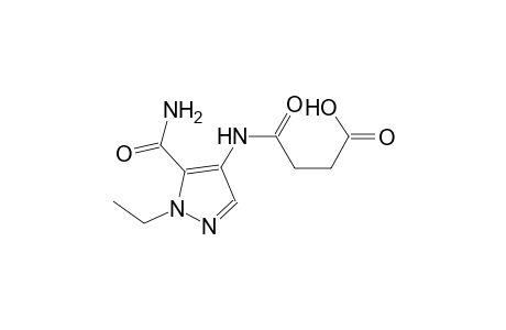 butanoic acid, 4-[[5-(aminocarbonyl)-1-ethyl-1H-pyrazol-4-yl]amino]-4-oxo-