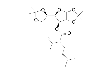 (2R)-(1,2:5,6-Di-O-isopropylidene-.alpha.-D-glucofuranos-3-O-yl)-2-isopropenyl-5-methyl-4-hexenoate