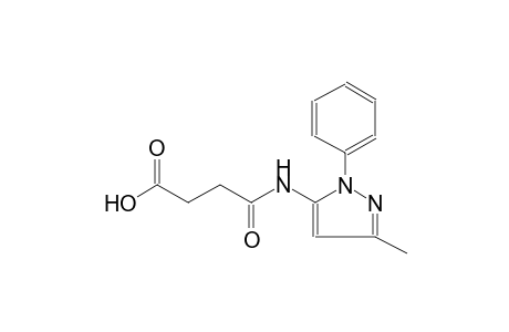 butanoic acid, 4-[(3-methyl-1-phenyl-1H-pyrazol-5-yl)amino]-4-oxo-