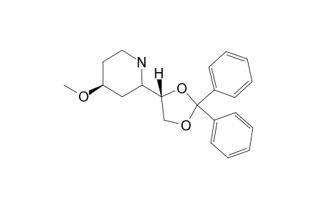 (+/-)-(2RS,4RS)-2-[(4RS)-2,2-DIPHENYL-1,3-DIOXOLAN-4-YL]-4-METHOXY-PIPERIDINE