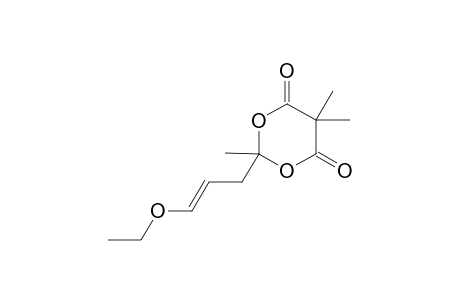 2-(3'-Ethoxyprop-2'-en-1'-yl)-2,5,5-trimethyl-1,3-dioxane-4,6-dione