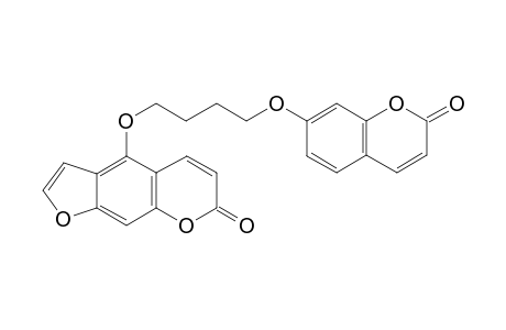 4-{4-(7-Coumarinyloxy)butoxy}-7H-furo[3,2-g][1]benzopyran-7-one