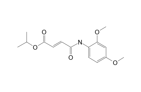 Fumaric acid, monoamide, N-(2,4-dimethoxyphenyl)-, isopropyl ester