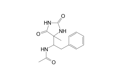 N-[1-(2,5-diketo-4-methyl-imidazolidin-4-yl)-2-phenyl-ethyl]acetamide