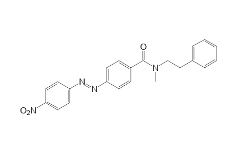 N-METHYL-p-[(p-NITROPHENYL)AZO]-N-PHENETHYLBENZAMIDE