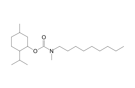 Carbamic acid, N-methyl-N-nonyl-, (1R)-(-)-menthyl ester