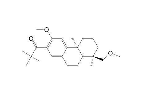 1-(-12',19'-dimethoxypodocarpa-8',11',13'-triene-13'-yl)-2,2-dimethylpropan-1-one