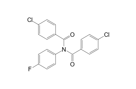 4-Chloro-N-(4-chloro-benzoyl)-N-(4-fluoro-phenyl)-benzamide